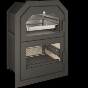 CHIMENEA CON HORNO FORNO ENCASTRABLE. FERLUX