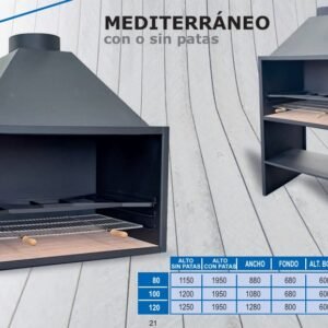 BARBACOA DE LEÑA MEDITERRANEO. -HNOS GOMEZ