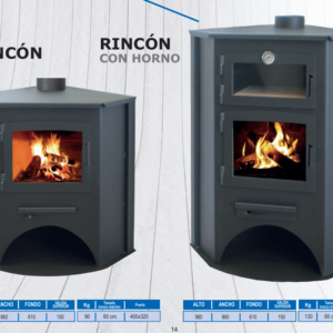 ESTUFA DE LEÑA RINCON/ RINCON HORNO. -HNOS GOMEZ