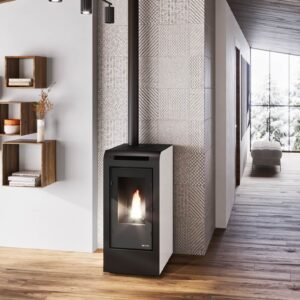 ESTUFA PELLET ROSA 11KW. EVA CALOR